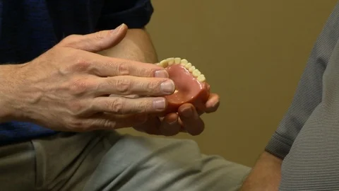 Dental False Teeth Point Stock Footage 113488219