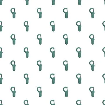 Dental floss pick tool pattern for oral hygiene Illustrazione stock