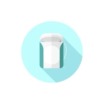 Dental floss vector flat design Stock Illustration