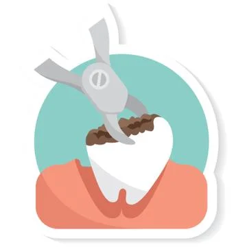 Dental Forceps Stock Illustration