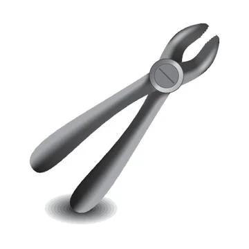 Dental Forceps Stock Illustration
