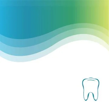 Dental green background Stock Illustration