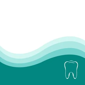 Dental Green Background Stock Illustration