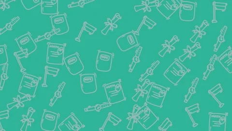 Dental Hygiene Pattern - A Seamless Design for Oral Health Awareness. Stock Footage 321855545