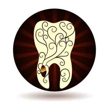 Dental icon Stock Illustration