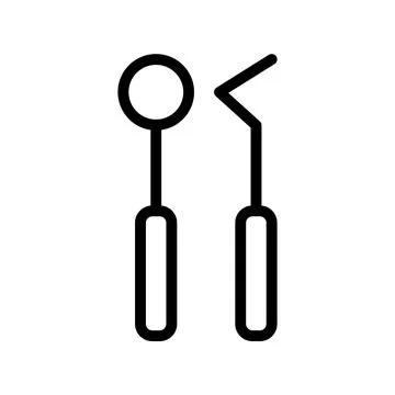 Dental icon Stock Illustration