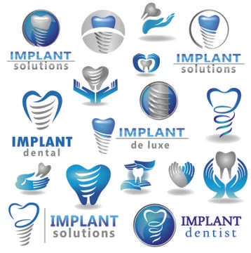 Dental implants Stock Illustration