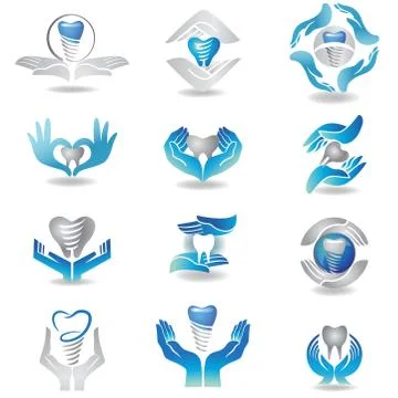 Dental implants Stock Illustration