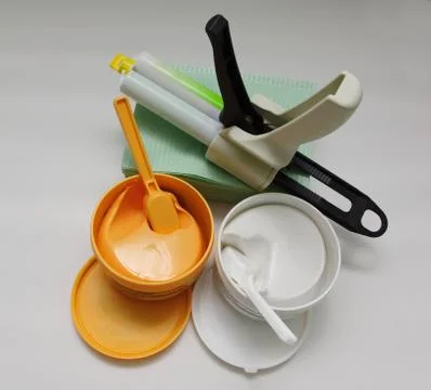 Dental impression material. Stock Photos