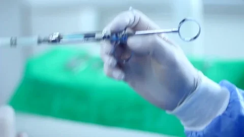 Dental Injection - Anesthesia Stock Footage 84722294