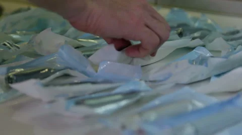 Dental instruments and stuff Stock Footage 43037585