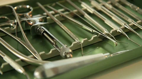 Dental instruments Stock Footage 8796379