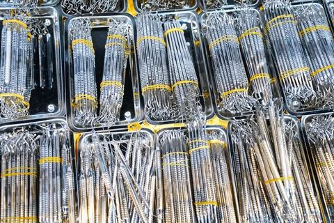 Dental instruments for procedures and operations. 写真素材