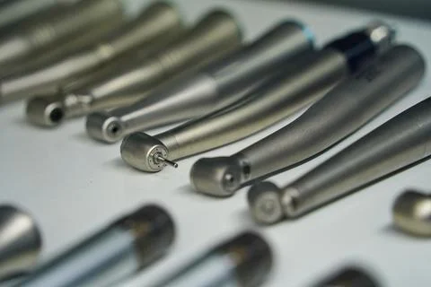Dental instruments for procedures and operations. 스톡 사진