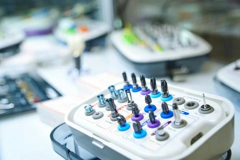 Dental instruments for procedures and operations. 写真素材