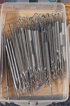 Dental instruments tools Stock Photos