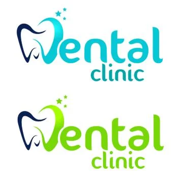 Dental Logo Design Stock Illustration