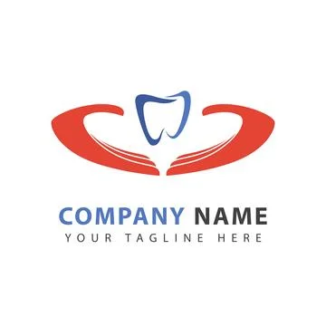 Dental logo design Stock Illustration