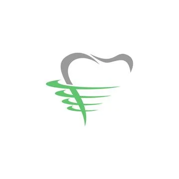 Dental logo icon template vector illustration design Stock Illustration
