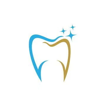 Dental logo icon template vector illustration design Stock Illustration
