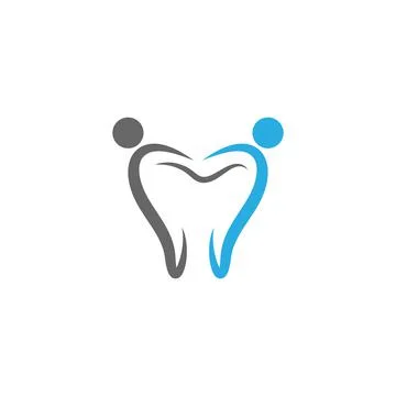 Dental logo icon template vector illustration design Stock Illustration