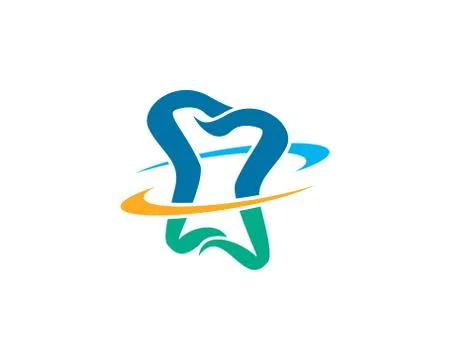 Dental logo Illustrazione stock