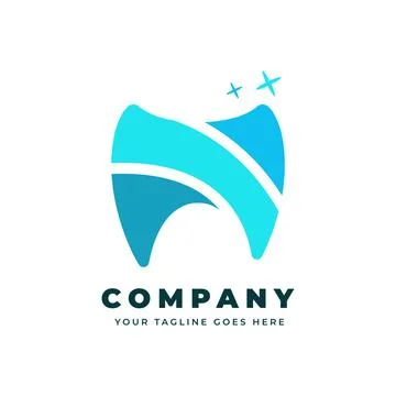 Dental logo template Illustrazione stock