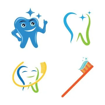 Dental logo template Stock Illustration