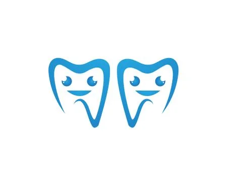 Dental logo Template vector illustration Illustrazione stock