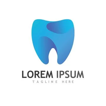 Dental logo Template vector illustration Illustrazione stock