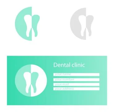 Dental logos templates Stock Illustration