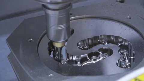Dental milling machine Stock Footage 77271593