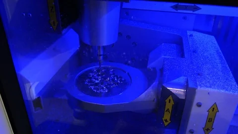 Dental milling machine Stock Footage 77575579