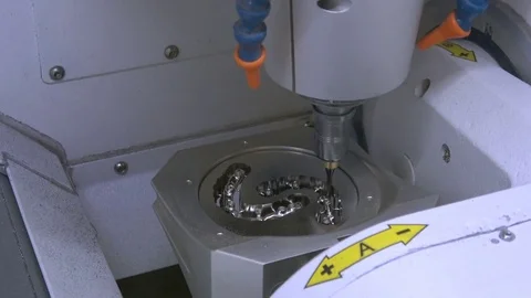Dental milling machine Stock Footage 77580012