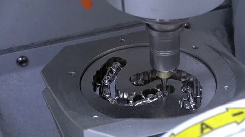Dental milling machine Stock Footage 77580066