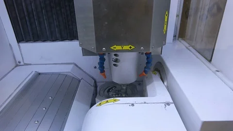 Dental milling machine Stock Footage 81001327
