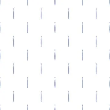 Dental mirror tool seamless pattern background creating hygiene theme Stock Illustration