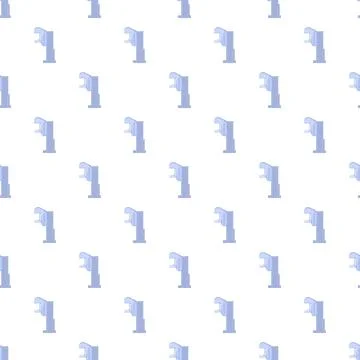 Dental panoramic x ray machine pattern on white background 스톡 일러스트