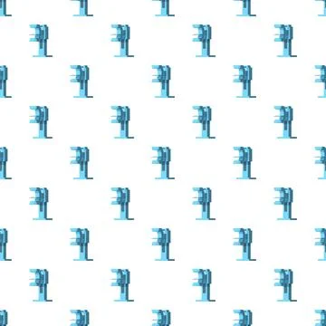 Dental panoramic x ray machine seamless pattern Stock Illustration