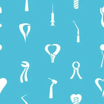 Dental pattern イラスト素材