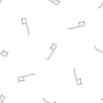 Dental pick pattern seamless vector Stockillustratie