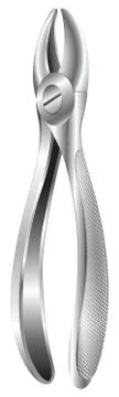 A dental pliers Stock Illustration