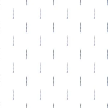 Dental probe tools forming a seamless pattern Stock Illustration