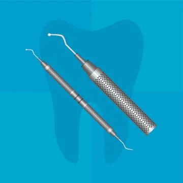 Dental Probes Stock Illustration