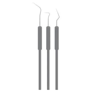Dental Probes Stock Illustration