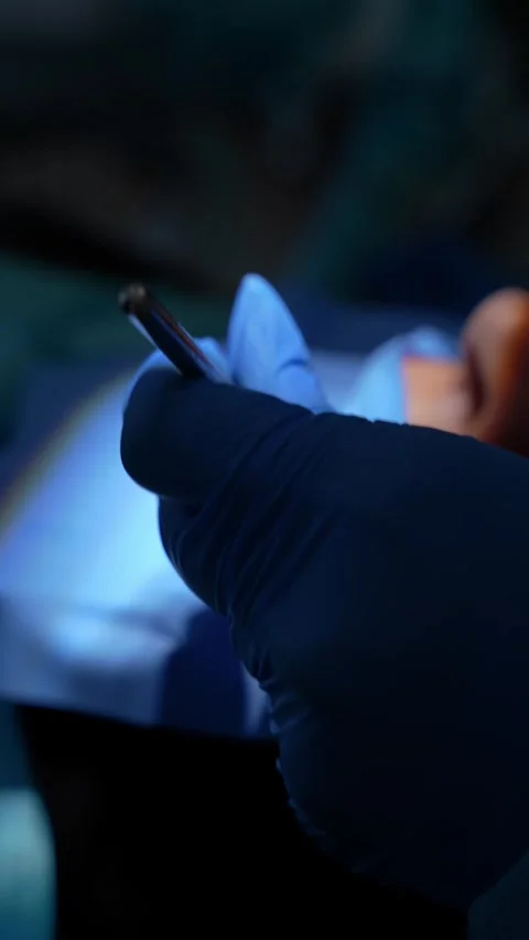 Dental Procedure in Progress Stock Footage 311937408