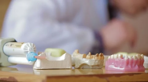 Dental Prostheses Video stock 52600543