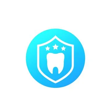 Dental protection vector icon Stock Illustration