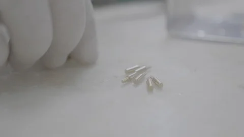 Dental Retaining Screw Stock Footage 99942546
