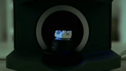 Dental scanner in the scanning process Video stock 147226027